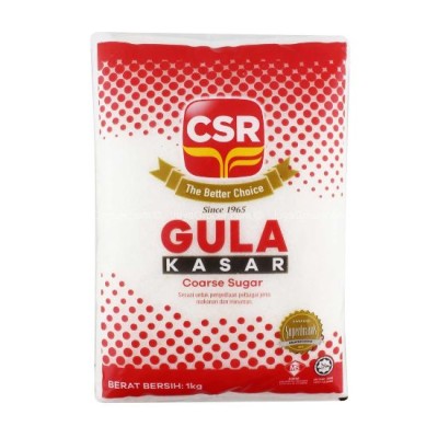 CSR Gula Kasar Coarse Sugar 1 kg [KLANG VALLEY ONLY]