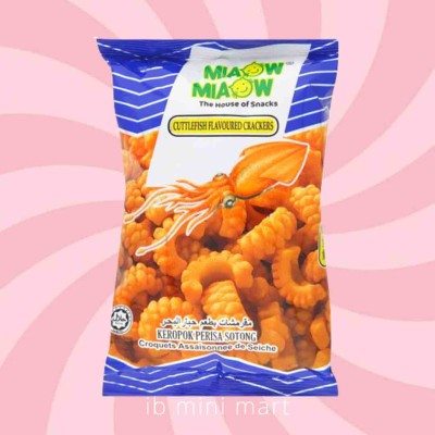 Miaow Miaow Cuttlefish Flavoured Crackers 50g