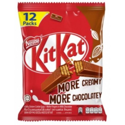 KITKAT Wafer Fingers Milk Chocolate 12 x 17g [KLANG VALLEY ONLY]