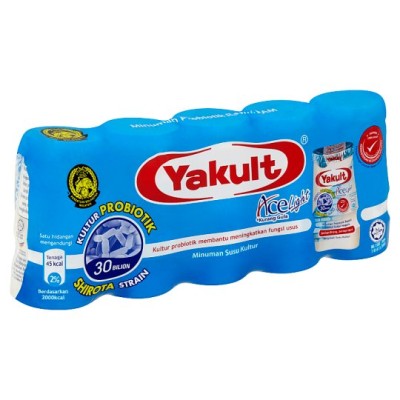 Yakult ACE LIGHT 5 x 80ml [KLANG VALLEY ONLY]