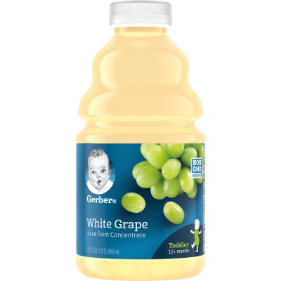 Gerber 100% White Grape Juice 946ml Bottle (6 bottles per carton)