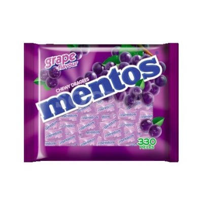 Mentos Chewy Dragees Grape 330's