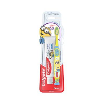 Colgate Kids Minion Toothpaste 40g & Toothbrush