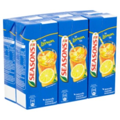 F&N SEASONS Ice Lemon Tea 6 x 250 ml Drink Minuman
