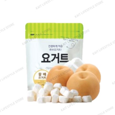 SSALGWAJA Natural Freeze-Dried Cube Yogurt (18g) [12 Months] - Pear