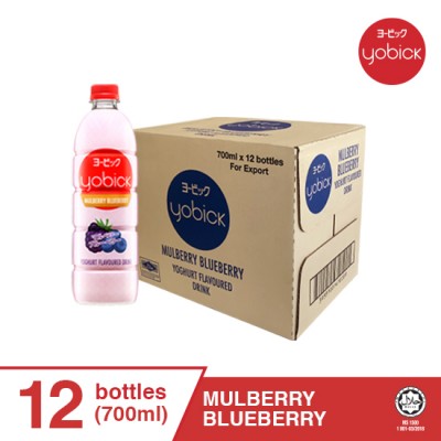 Yobick Yogurt Drink 700ml - Mulberry Blueberry (1 x 12 x 700ml)