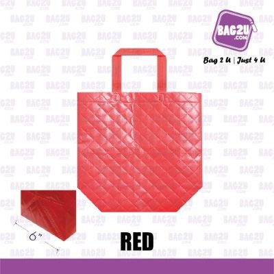 Bag2u Non-Woven Bag (Red) NWB15126 (5 Grams Per Unit)