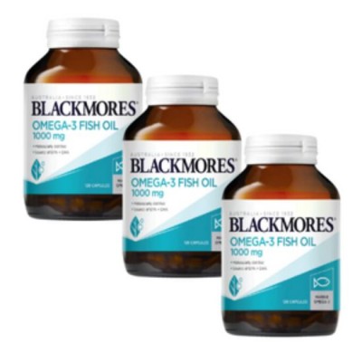 (SET OF 3) BLACKMORES OMEGA-3 FISH OIL 1000MG 120S