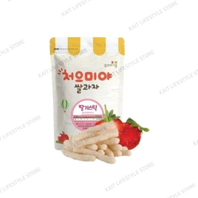 SSALGWAJA Organic Baby Rice Stick (40g) [7months] - Strawberry
