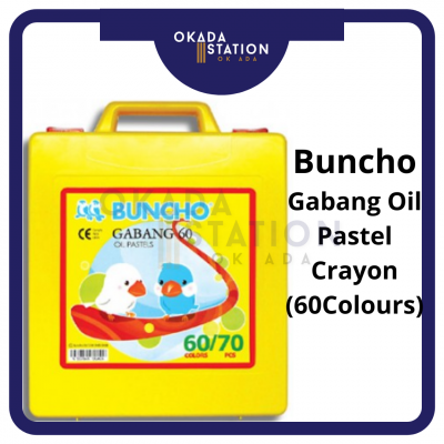 Buncho Gabang Oil Pastel Crayon - ( 60'S Colour Box )