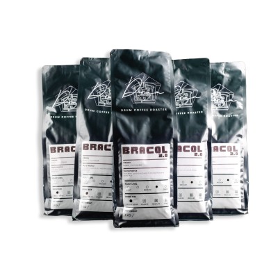 WHOLESALE BRACOL Blend Coffee Beans MINIMUM order 5, 100% Arabica Recommended for Espresso (Medium Dark Roast)