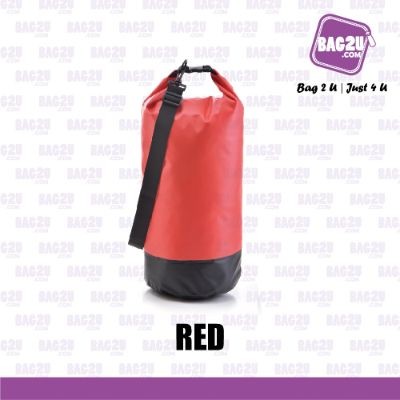 Bag2u 20 Liter Dry Bag (Waterproof) (Red) SB439 (1000 Grams Per Unit)