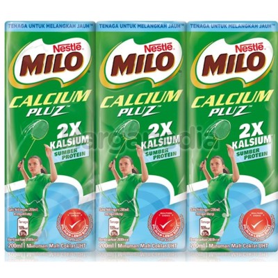 Milo Calcium Pluz UHT (Pack) 200ml x 6's
