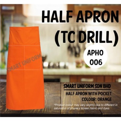 Half Apron TC Drill Orange APHO006