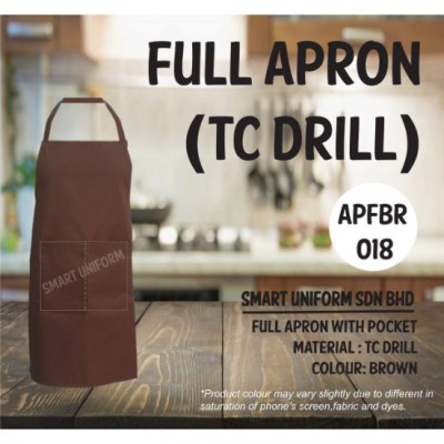Full Apron TC Drill Brown APFBR018