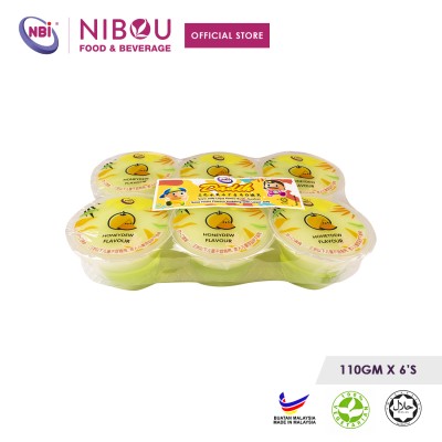 Nibou (NBI) Soya Fruits with Layer Jelly Honeydew (110gm x 6's x 16)