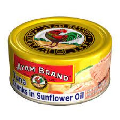 Ayam Brand Classic Chunks Sunflower Oil 150g