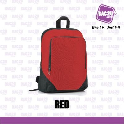 Bag2u Backpack (Red) BP829 (1000 Grams Per Unit)