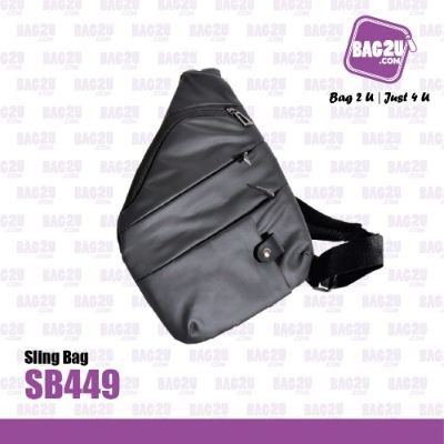 Bag2u Sling Bag   Pouch (Black) SB449 (1000 Grams Per Unit)