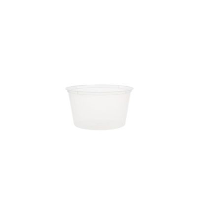 16oz plastic round container with lid  (500 Units Per Carton)