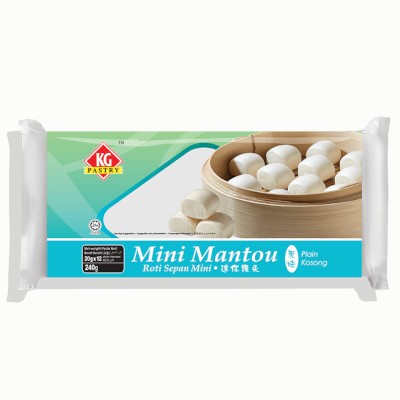 Mini Mantou Plain (12 pcs - 240g) (12 Units Per Carton)