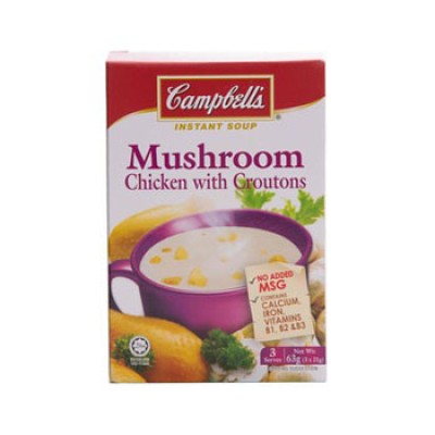 Campbell's Cream Of Chicken Mushroom 21g x 3's