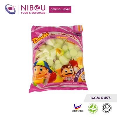 Nibou (NBI) DADIH Soya Fruits Pudding Honeydew (Free 5 Pcs) (16gm x 45's x 12)
