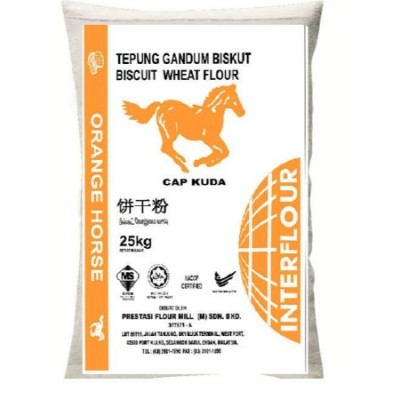 ORANGE HORSE Wheat Flour 25kg [KLANG VALLEY ONLY]