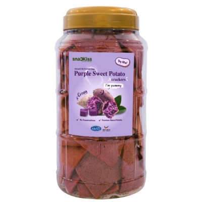 (12'sX260g)Purple Sweet Potato Crackers(XXL Bottle)