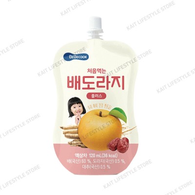 BEBECOOK Organic Drink [12~24 months] (100 ml) - Pear Bell Flower Jujube