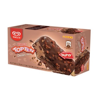 Wall's Topten Chocolate 73ml x 4's