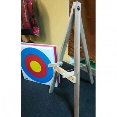 3 FT WOODEN ARCHERY TARGET STAND WITH TARGET FOAM (50 X 50 X 10 CM)