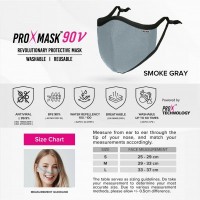 PROXMASK 90V Antiviral Reusable Face Mask - M Size