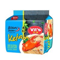 Vit's Instant Rice Vermicelli Pepper Soup with Crab Flavour  (5 Packets)