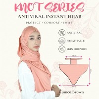 Knot Series Antiviral Instant Hijab - One Size