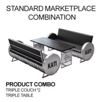 Industrial Style Bar Counter - Package C