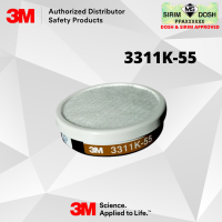 3M Organic Vapor Cartridge 3311K-55, Sirim and Dosh Approved. (60 packs per Carton)