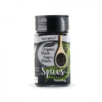 Organic Black Pepper Whole 60g (12 Units Per Carton)