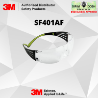 3M SecureFit Protective Eyewear SF401AF, Clear Anti-fog Lens, Sirim and Dosh Approved