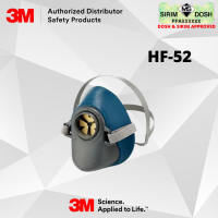 3M Half Facepiece Respirator HF-52, Medium Large, Sirim and Dosh Approved. (20 packs per Carton)