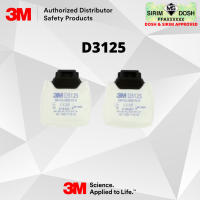 3M Secure Click Particulate Filter D3125, P2 R, Sirim and Dosh Approved. (2pcs per pack)