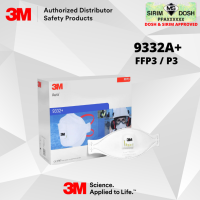 3M Aura Disposable Respirator 9332+, FFP3 P3, Valved, Sirim and Dosh Approved (10pcs per Box)