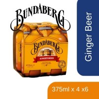 BUNDABERG GINGER BEER (375MLx4sx6)