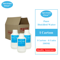1 Carton Distilled Water 500ml | Lab Grade | Malaysia Manufacturer & Supplier | USA Grade Machine | Spectrum Clear