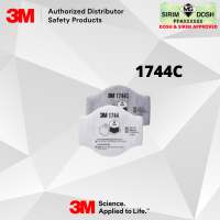 3M Particulate Filter 1744C, P2, with Nuisance Level Organic Vapor Relief, Sirim and Dosh Approved. (10 packs per Carton)