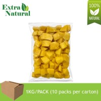 [Extra Natural] Frozen Waterlily Mango Dice 1kg (10 units per carton)