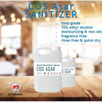 COS ASAR Liquid Hand Sanitizer 800 mL with pump