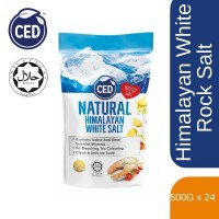 CED NATURAL HIMALAYAN WHITE SALT (500Gx24)