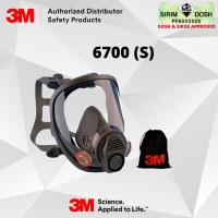 3M Full Facepiece Reusable Respirator 6700, with Bag, Small, CE, Sirim and Dosh Approved. (4box per Carton)