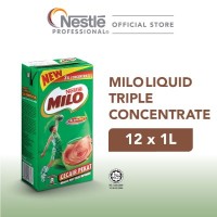 MILO Liquid Triple Concentrate - 1L x 12